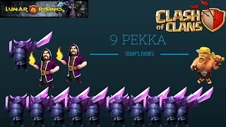 Clash Of Clans- Lonely troop Series! - 9 PEKKAS!? 800k resources!