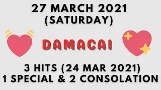 Foddy Nujum Prediction for DaMaCai - 27 March 2021 (Saturday)