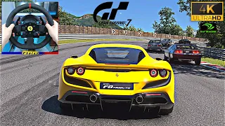 Gran Turismo 7 PS5 - 2019 Ferrari F8 Tributo | Thrustmaster T300 4K ULTRA HD [Ray Tracing]