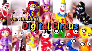 DIY The Amazing Digital Circus🎪🟩🟡🔺💙🎪 Squishy with Nano Tape Series! 🔴All Compilation🔵