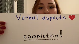 Russian VERBS aspects — LIVE lesson