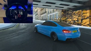 Forza Horizon 4  BMW M4 (Steering Wheel + Paddle Shifters) Gameplay