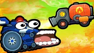 The COOLEST and buggy BOSS cartoon about cars Car Eats Car 3 game chase prey machines #HGTV