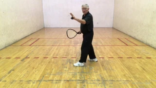 Watching Opponent Hit In Racquetball