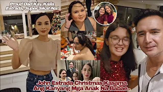 JOHN ESTRADA CHRISTMAS KASAMA MGA ANAK NA BABAE 😍 PROUD NA PROUD KAY KAILA ESTRADA SIKAT NA