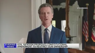 California's Newsom pushes constitutional amendment to tighten gun access amid 2024 campaign