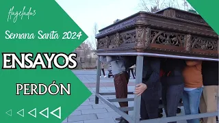 Ensayo paso Jesús del Perdón 2024, Salamanca