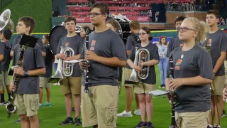 2017 - National Anthem at Minute Maid Park - Clear Brook Marching Band