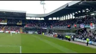 Rangers Fans at Tannadice 2010  (Bouncy, Sash, Fathers Advice)