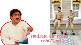 Maddam sir Bhavika Sharma and salman Shaikh instagram reels reaction