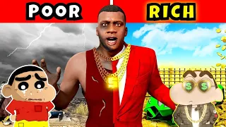 Franklin & Shinchan Do Hard Work To Become RICHEST Person In GTA5 || Amaan Ansari