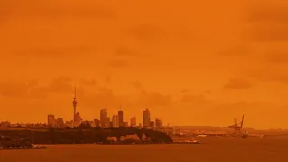 Smoke from Australian Fires turn skies orange in Auckland