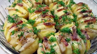 КАРТОШКА - ГАРМОШКА 🥔 в духовке 👍 Ну, очень Вкусно и Просто 💖