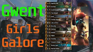 [Gwent] Girls Galore : Skellige Blaze of Glory Hyperthin Deck Guide and Gameplay