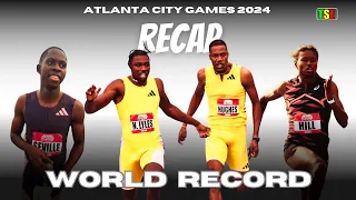 World Record Shattered and World Record Missed | Oblique Seville, Noah Lyles | Atlanta City Games