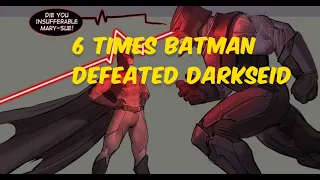 6 Times Batman Defeated Darkseid