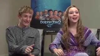 DOLPHIN TALE 2 Interview - Nathan Gamble & Cozi Zuehlsdorff