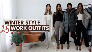 25 Work Outfits to Wear to the Office in Cold Weather | Winter 2021 Lookbook