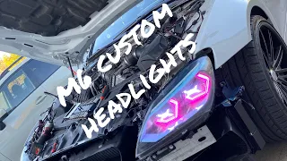 Iconic Concept Custom Headlight build Rgb Bluetooth LED Eyelid F06 f12 f13 BMW M6