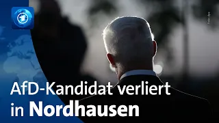 Stichwahl in Nordhausen: Parteiloser Amtsinhaber schlägt AfD-Kandidaten