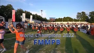 WORLD CHAMPIONS 2022 - Field Marshal Montgomery Pipe Band - Walk to the Bus