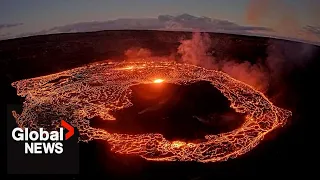Hawaii's Kilauea volcano erupts again, alert level raised to "Red"
