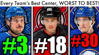 RANKING EVERY NHL TEAM'S BEST CENTER, WORST TO BEST! (Top NHL Centers / Matthews / Hughes Rumors)