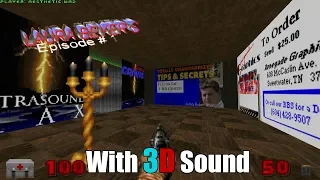 Laura Beyer's Doom w/ 3D spatial sound in GZDoom 🎧 (OpenAL Soft HRTF audio) MOST OBSCURE ADD-ON?