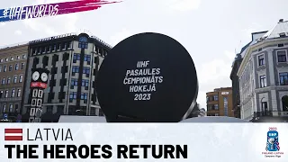 Latvian Heroes Return Home | 2023 #IIHFWorlds