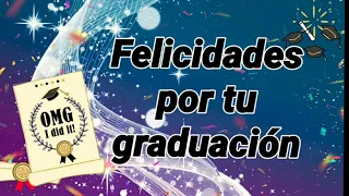 FELICIDADES QUE BIEN LA PASES EN ESTE TU DIA DE GRADUACION🎊🎉