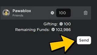 How To Send Your Friends Robux In Roblox | Give Robux To Friends Without Group | No Group
