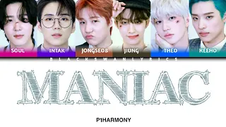 P1Harmony (피원하모니) 'MANIAC' COVER (Original Song by: Conan gray) - (Color Coded Lyrics: Eng/Han/Rom)