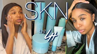 LORI HARVEY'S JUICY SKINCARE ROUTINE...💦 SKN By LH Review & Demo