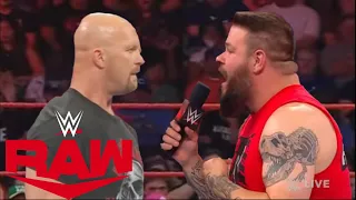 Stone Cold Steve Austin returns and confronts Kevin Owens WWE RAW: March 21, 2022