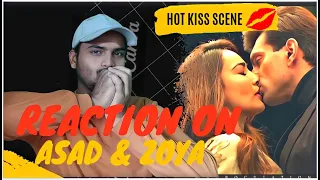 ASAD AND ZOYA HOT KISSING SCENE | REACTION VIDEO | #quboolhai #reactionvideo