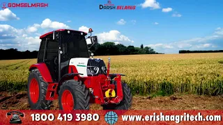 Belarus Tractors are launching in India -AC cabin , 4WD with 84HP and 62.5HP engines - 1800 419 3980