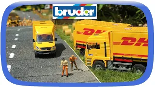 BRUDER TOYS best of DHL trucks!