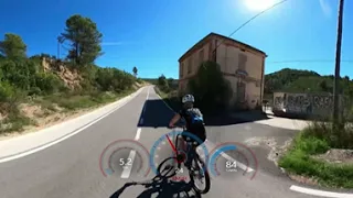 111 minute 360° VR Virtual Indoor Cycling Woman Workout Catalunya Spain Garmin 4K