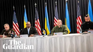 Secretary of defence Lloyd Austin speaks after Ukraine contact group meeting – watch live