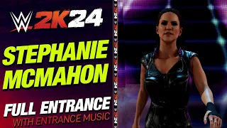 STEPHANIE MCMAHON WWE 2K24 ENTRANCE - #WWE2K24 STEPHANIE MCMAHON ENTRANCE THEME