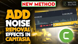 How to add noise removal effects in camtasia 2024
