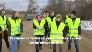Latvijai BŪT zaļai! Salas pamatskolas video
