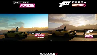 Forza Horizon Start Menu Recreated in Forza Horizon 5 | Forza Horizon 10th Anniversary Update