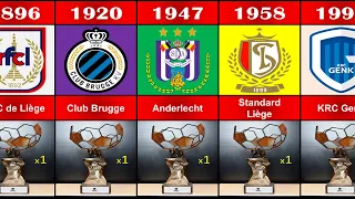 🇧🇪(1896 - 2022) ALL BELGIAN CHAMPION I ALL JUPILER PRO LEAGUE WINNERS I