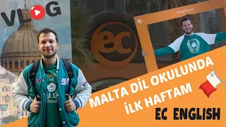 MALTA DİL OKULUNDA İLK HAFTAM(VLOG)- EC ENGLISH