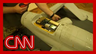 CNN gets first look at a captured Russian drone. See what was found inside