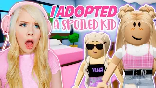 I ADOPTED A SPOILED KID IN BROOKHAVEN! (ROBLOX BROOKHAVEN RP)