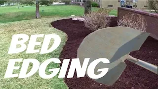 Landscape Flower Bed Edging Made Easy, Bulk Mulch, Lawn Care Vlog #4