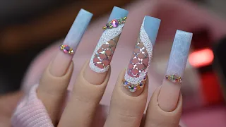 Mermaid Nail Art I Acrylic Nails I Ombre Nail Tutorials I Notpolish I Summer Nails Designs