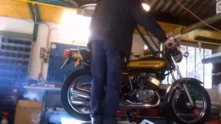 MY KAWASAKI 500 H1F MACH 3 1975: ENGINE MAINTENANCE AND START